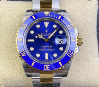 SUBMARINER AZUL DORADO Y ACERO