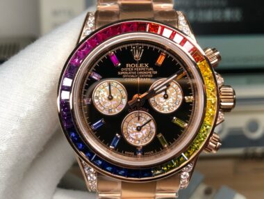 ROLEX DAYTONA Rainbow Oro Rosa