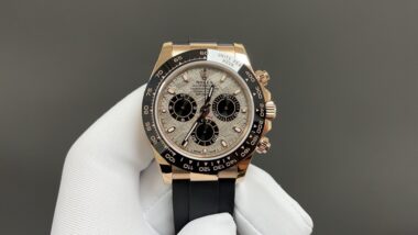 ROLEX DAYTONA Oro Rosa Oyster-Flex con Relieve - Imagen 4