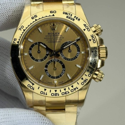 Rolex Daytona Yellow Gold Champagne Dial 40mm ref. 116508