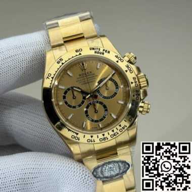 Rolex Daytona Yellow Gold Champagne Dial 40mm ref. 116508 - Imagen 2