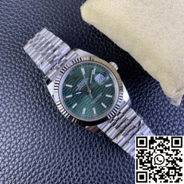 Rolex Datejust 41 Mint Green Motif 41mm ref. 126334 - Imagen 4