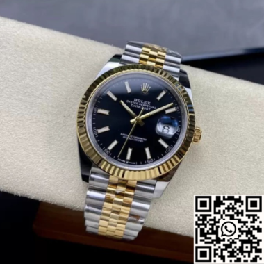 Rolex Datejust 41 Black Dial Rolesor Yellow 41mm ref. 126333 - Imagen 8