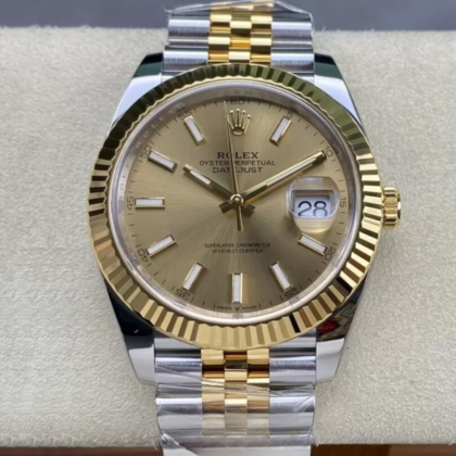 Rolex Datejust 41 Champagne Dial Rolesor Yellow 41mm ref. 126333