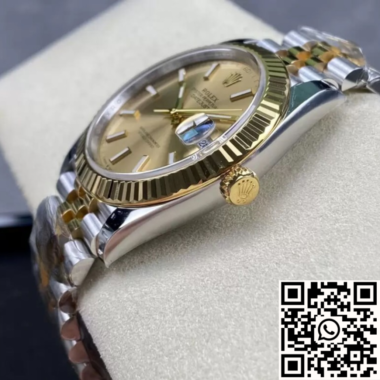 Rolex Datejust 41 Champagne Dial Rolesor Yellow 41mm ref. 126333 - Imagen 3