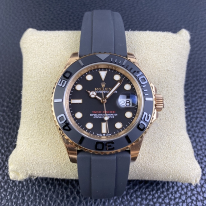 Rolex Yacht-Master 40 Everose Black Dial Oysterflex 40mm ref. 126655