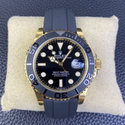 Rolex Yacht-Master 42 Yellow Gold Black Dial Oysterflex 42mm ref. 226658