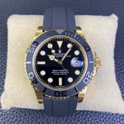 Rolex Yacht-Master 40 Yellow Gold Black Dial Oysterflex 40mm ref. 126658