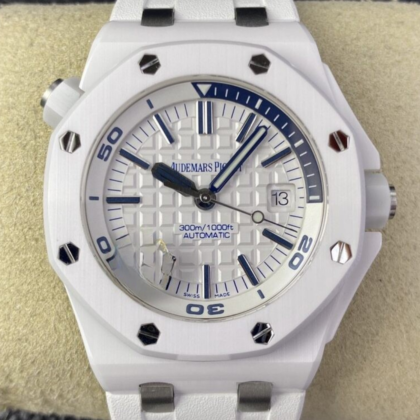 Audemars Piguet Royal Oak Offshore Diver Cerámica Blanca – Ref. 15707CB