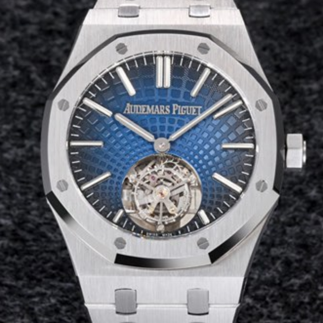 Audemars Piguet Royal Oak Tourbillon Extra-Plano Azul – Ref. 26510ST