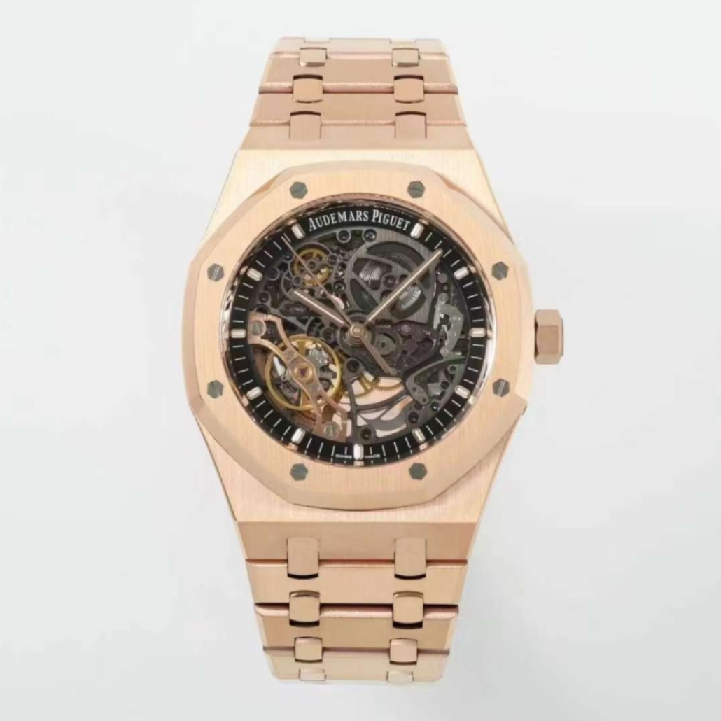 Audemars Piguet Royal Oak Esqueletado Oro Rosa – Ref. 15407OR