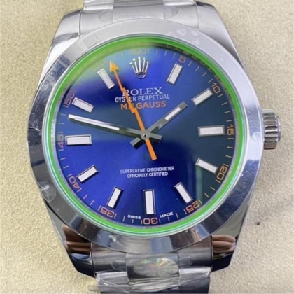 Rolex Milgauss M116400gv-0002 Blue Dial