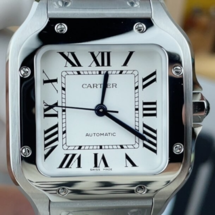 Cartier Santos WSSA0029 Whit Dial