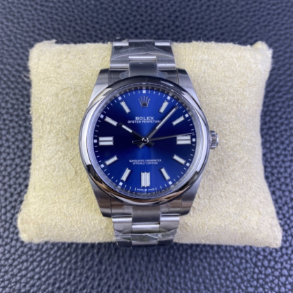 Rolex Oyster Perpetual M124300-0003 Bright Blue Dial Size 41mm