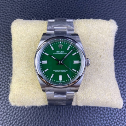 Rolex Oyster Perpetual M126000-0005 Green Dial Size 36mm